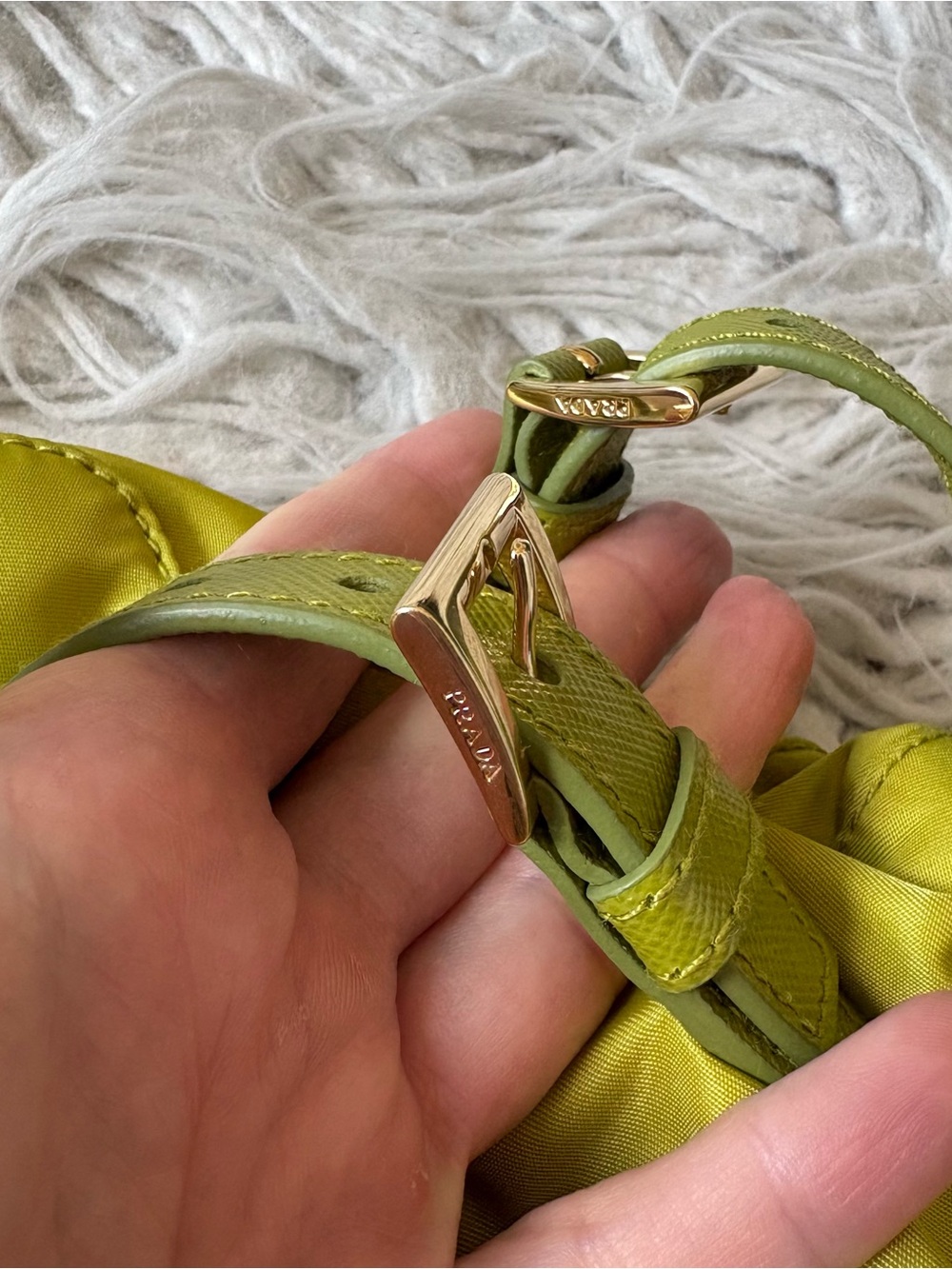 Prada Re-Edition 1978 Small Re-Nylon Tessuto Fern Green Backpack EUC - Picture 16 of 16